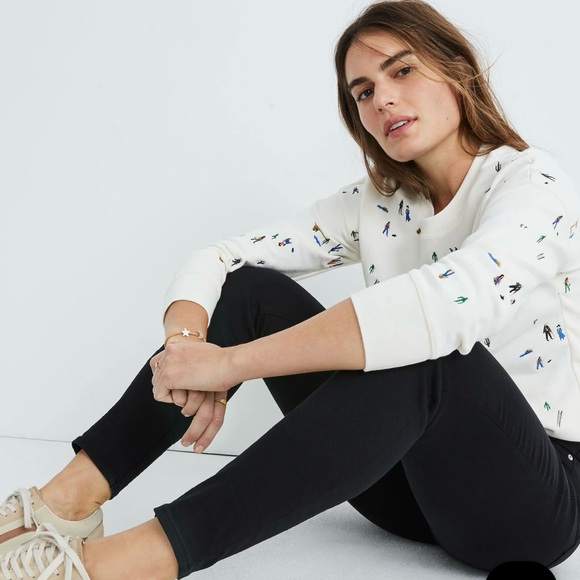 9" Mid-Rise Skinny Jeans in Lunar Wash: TENCEL Denim Edition with Fort Lonesome - Picture 5 of 9